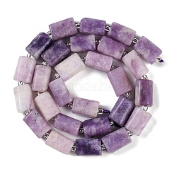 Natural Lepidolite Beads Strands&nbsp;G-M403-B35-03