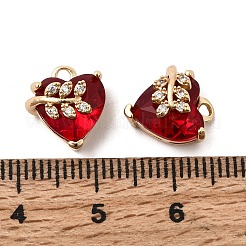 Brass Micro Pave Cubic Zirconia Pendants&nbsp;KK-K274-14G-03