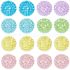 Resin Rhinestone Beads&nbsp;RESI-PA0001-44A
