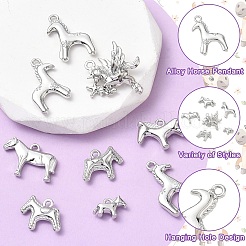30Pcs 6 Styles Alloy Pendants&nbsp;FIND-YW0012-69