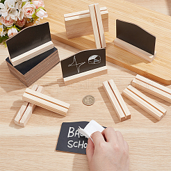 20Pcs Wood Double Sided Blackboard&nbsp;AJEW-UN0005-40