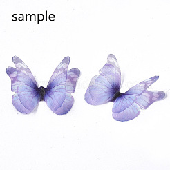 Polyester Fabric Wings Crafts Decoration&nbsp;X-FIND-S322-008B-01
