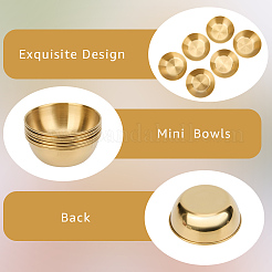 6Pcs Stainless Steel Dipping Bowls&nbsp;AJEW-CP0009-70G