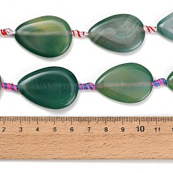 Natural Banded Agate/Striped Agate Beads Strands&nbsp;GG-CBA367E-01A