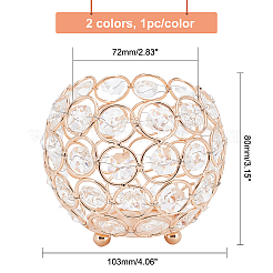 Iron Candle Holder&nbsp;AJEW-CA0001-23