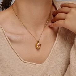 925 Sterling Silver Pendant Necklaces&nbsp;NJEW-L179-03G
