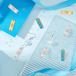 18Pcs 3 Colors 304 Stainless Steel Connector Charms&nbsp;STAS-DC0014-64