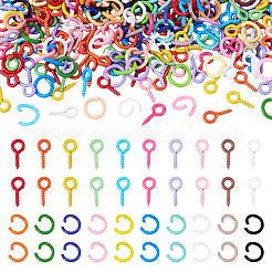 400Pcs Alloy Screw Eye Pin Peg Bails&nbsp;FIND-TA0007-89