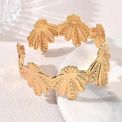 Ocean 304 Stainless Steel Cuff Bangles&nbsp;SA-CBA46AF-32G