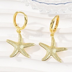 Brass Hoop Earrings&nbsp;EJEW-Q036-03C-G