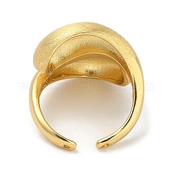 Rack Plating Brass Cuff Finger Rings for Women&nbsp;RJEW-C114-13H-G