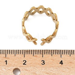 304 Stainless Steel Cuff Rings&nbsp;RJEW-P150-05G