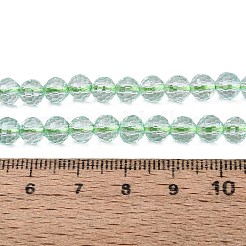 Dyed Transparent Crackle Glass Beads Strands&nbsp;GLAA-Q108-01A-A05