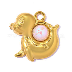 304 Stainless Steel Pendants&nbsp;STAS-OY017-19G