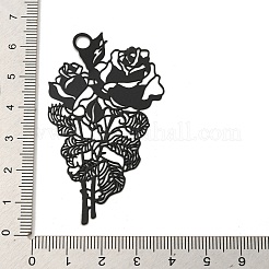 Spray Printed 430 Stainless Steel Pendants&nbsp;STAS-P359-01J
