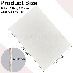 12Pcs 2 Colors 3D Embroidery Eva Puffy Foam Sheets&nbsp;AJEW-CY0001-02