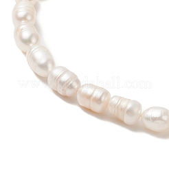 Natural Pearl Rice Beaded Anklets&nbsp;AJEW-AN00534