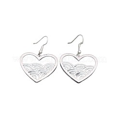 304 Stainless Steel Dangle Earrings&nbsp;WG77F58-01