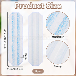 12Pcs Fibre Brush Mop Head Pad&nbsp;HOUS-WH0007-005