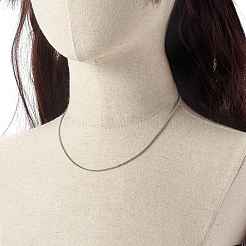 Non-Tarnish 316 Surgical Stainless Steel Venetian Chain Necklaces&nbsp;NJEW-JN03638