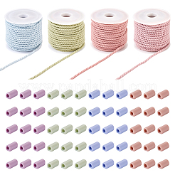 DIY Macaron Color Hair Ties Making Kit&nbsp;DIY-TA0004-55