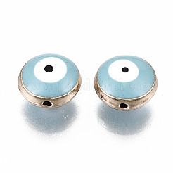 Alloy Enamel Beads&nbsp;ENAM-WH0047-14I-10mm