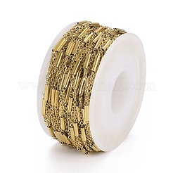 Ion Plating(IP) Handmade 304 Stainless Steel Cable Chains&nbsp;CHS-G003-11G-A
