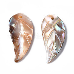 Natural Freshwater Shell Pendants&nbsp;SHEL-N026-146