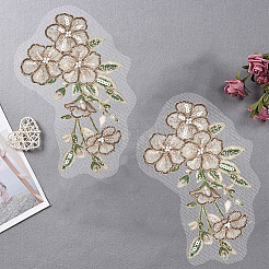 2Pcs Flower Clothing Patches&nbsp;DIY-GF0012-86A
