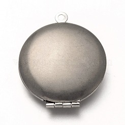 Tarnish Resistant 316 Stainless Steel Locket Pendants&nbsp;STAS-P268-03P