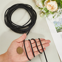 5M Round Braided Cowhide Letter Cord&nbsp;WL-GF0001-34B-03