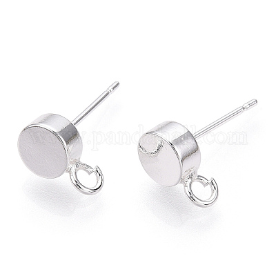 Brass Stud Earring Findings&nbsp;KK-T038-293S-1