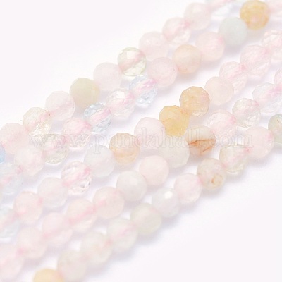 Natural Morganite Beads Strands&nbsp;G-O166-25-2mm-1