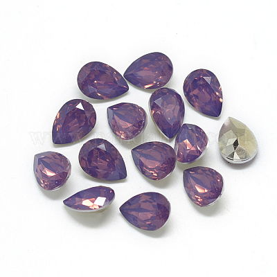 Pointed Back Resin Rhinestone Cabochons&nbsp;RESI-T014-13x18mm-A11-1