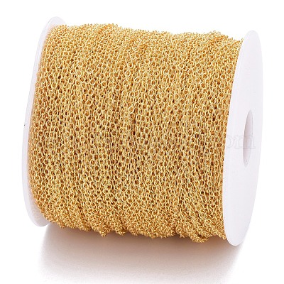 Brass Cable Chains&nbsp;CHC-034Y-G-1
