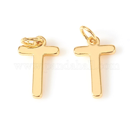 Brass Charms X-KK-I672-01T-G-1