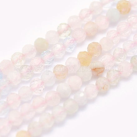 Natural Morganite Beads Strands G-O166-25-2mm-1