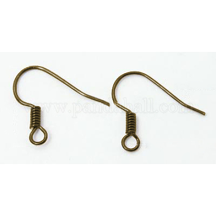 Brass Earring Hooks&nbsp;KK-Q367-AB-1
