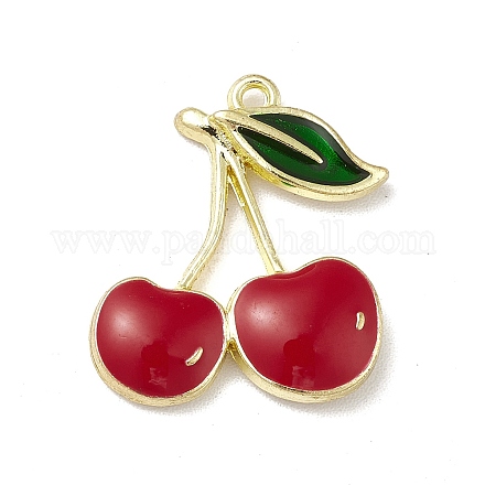 Alloy Enamel Pendants X-PALLOY-M199-03G-1