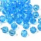 K9 Glass, Imitation Austrian Crystal Beads, Grade AAA, Faceted, Round, Deep Sky Blue, 10mm, Hole: 0.9~1mm