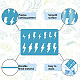 Acrylic Earring Handwork Template&nbsp;DIY-WH0359-046-4