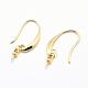 Brass Earring Hooks&nbsp;KK-L151-02G-NR-1