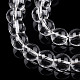 Baking Paint Transparent Glass Round Bead Strands&nbsp;DGLA-Q022-8mm-01-2