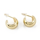 Brass Stud Earrings&nbsp;ZIRC-P088-05G-1