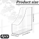4Pcs Transparent Acrylic File Folder Holders&nbsp;AJEW-GA0009-48-2