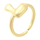Rack Plating Brass Open Cuff Rings&nbsp;RJEW-S394-01G-L-2
