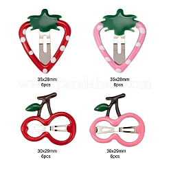 24Pcs 4 Style Iron Snap Hair Clips&nbsp;PHAR-LS0001-02