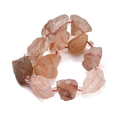 Natural Hematoid Quartz/Ferruginous Quartz Beads Strands&nbsp;GG-CBA0B77-A30-03