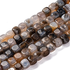Natural Dragon Veins Agate Beads Strands&nbsp;G-G177-E09-01
