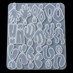 DIY Silicone Irregular Shape Pendant Molds&nbsp;DIY-M047-01A
